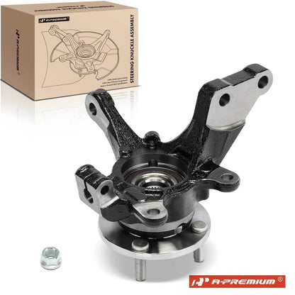Front Left Steering Knuckle & Hub Bearing Assembly for Nissan Versa (2007–2019)