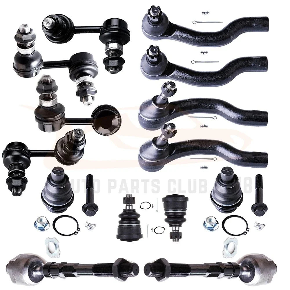 Complete 14-Piece Sway Bar and Tie Rod Kit for Nissan Pathfinder (2005–2012)