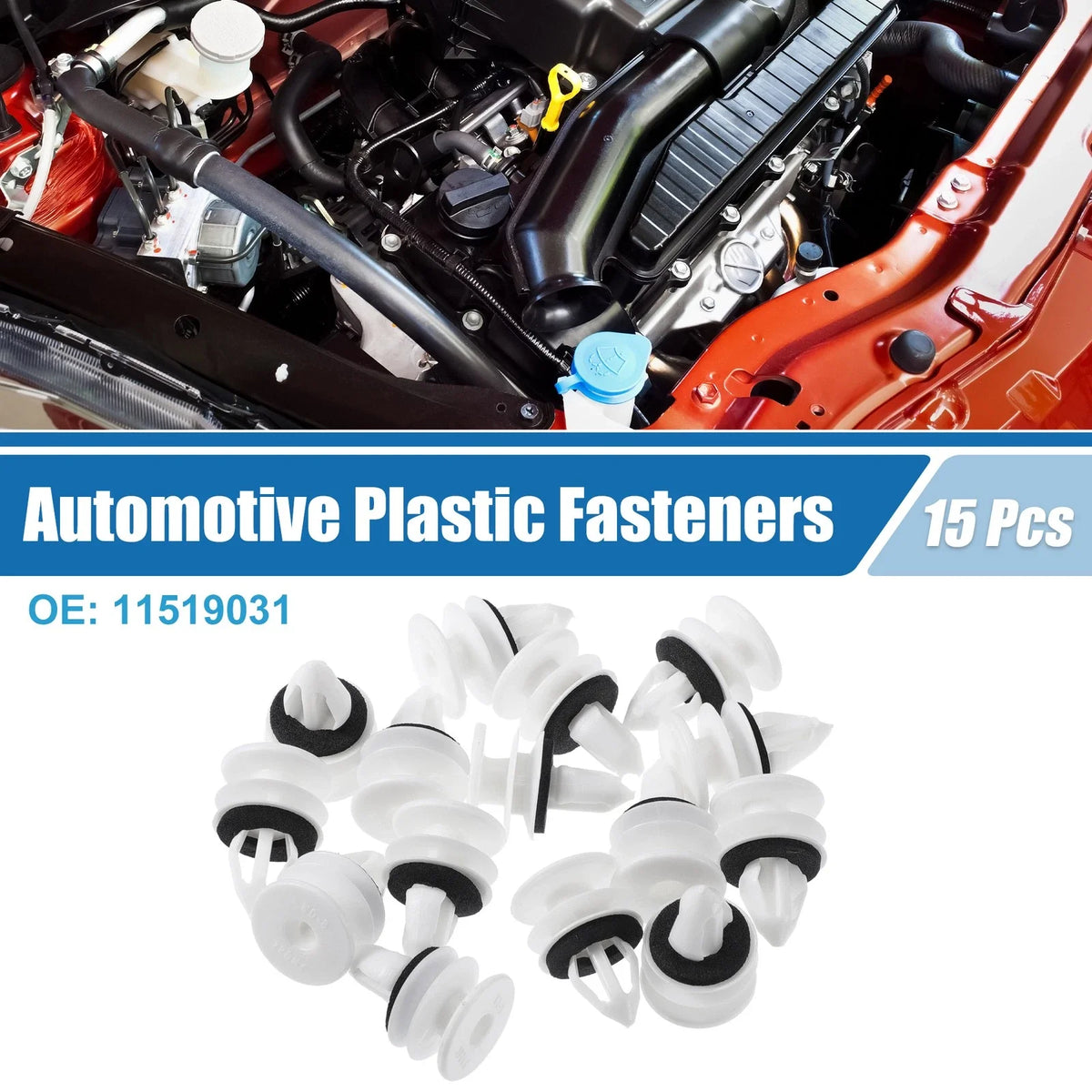 15 Pcs Door Panel Clips No. 11519031 for Chevrolet 