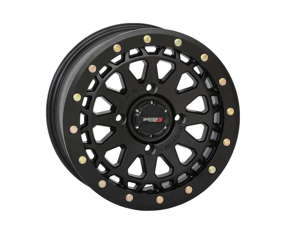 System 3 SB6 Beadlock Wheel 15x7 +38mm for ATV/UTV 4/137 Pattern