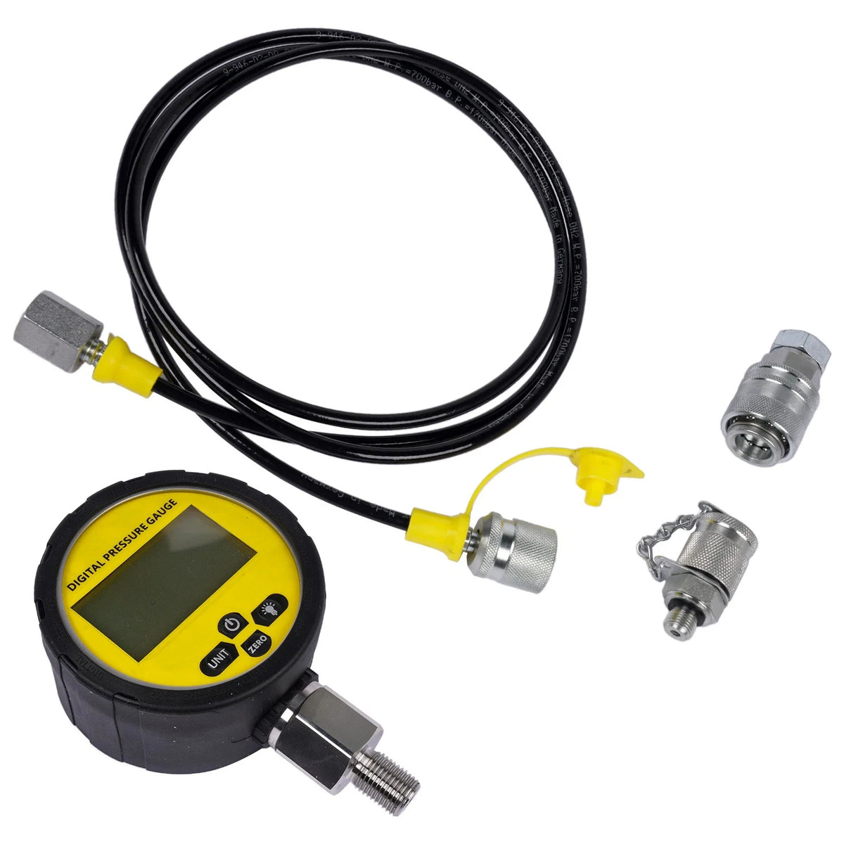 70MPa Digital Hydraulic Pressure Test Coupling Kit