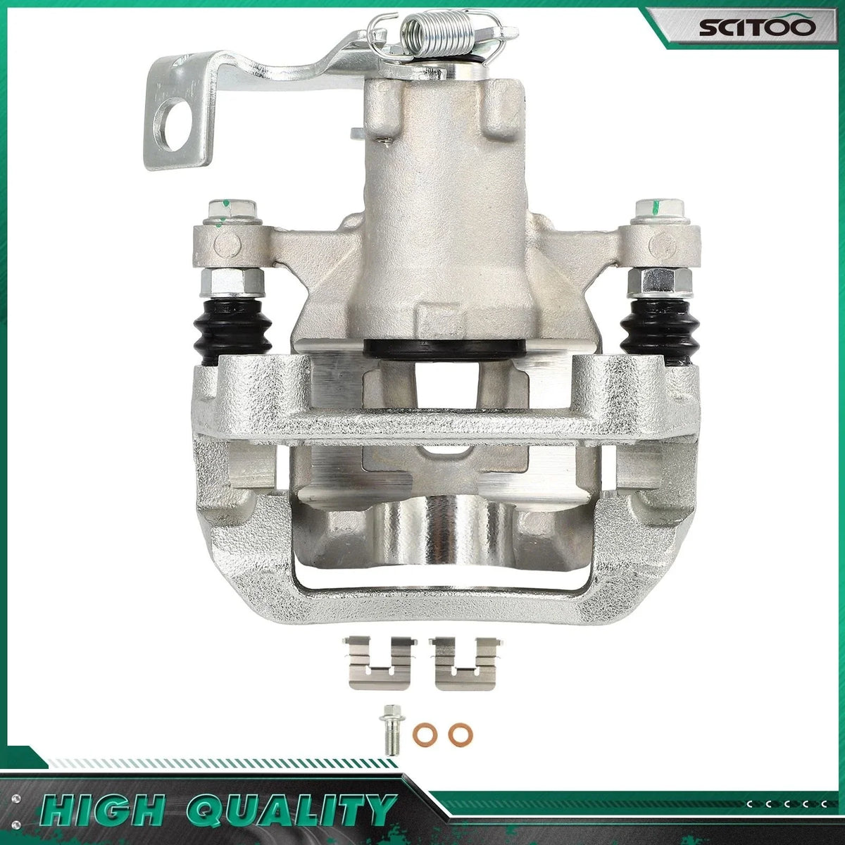 Rear Left Brake Caliper w/ Bracket for Kia Soul L4 1.6L (2014–2018)