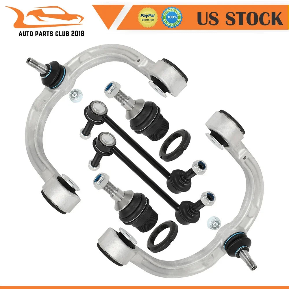 Set of 6 Front Upper Control Arms and Ball Joints for M-Benz ML350 (2006–2011)