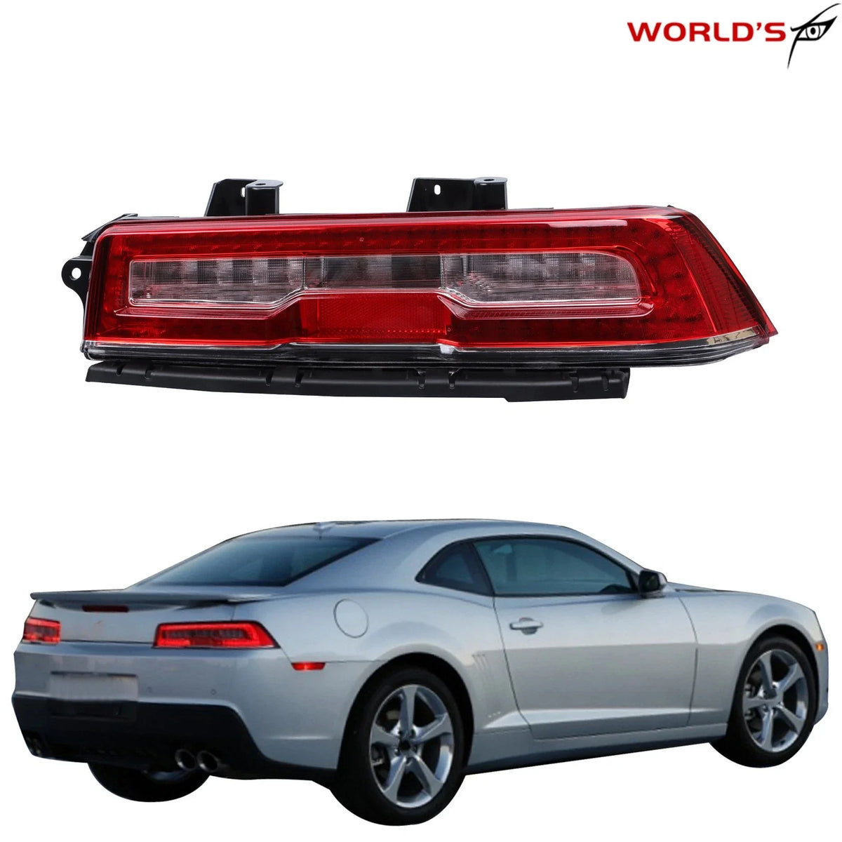 Passenger Side Tail Light for Chevy Camaro (2014–2015) LED Brake Lamp