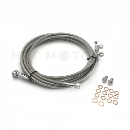 Handlebar Cable 10-12" Stainless Ape Hanger for Harley Touring 2014-2017