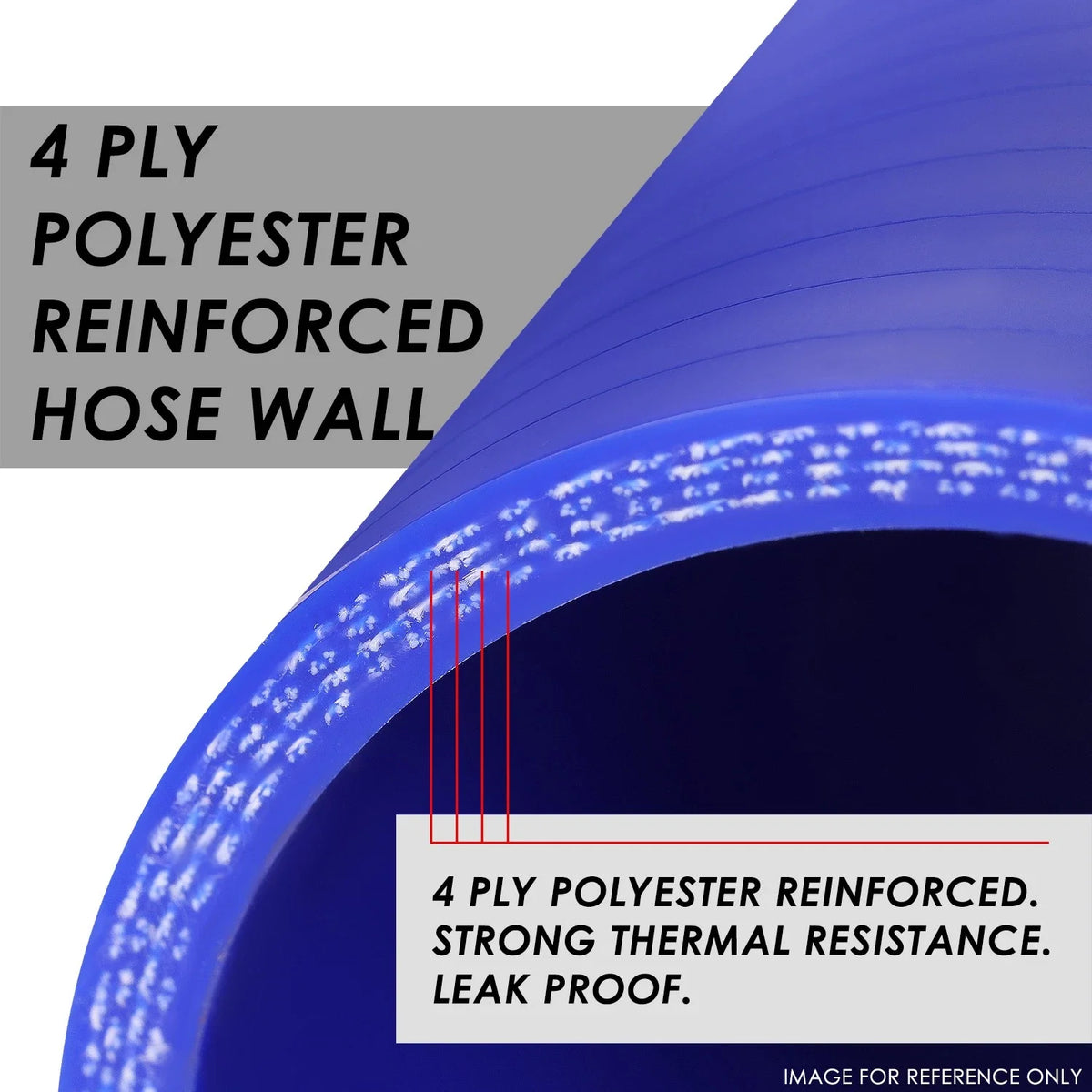 2.5" Turbo Silicone Coupler Reducer Hose for