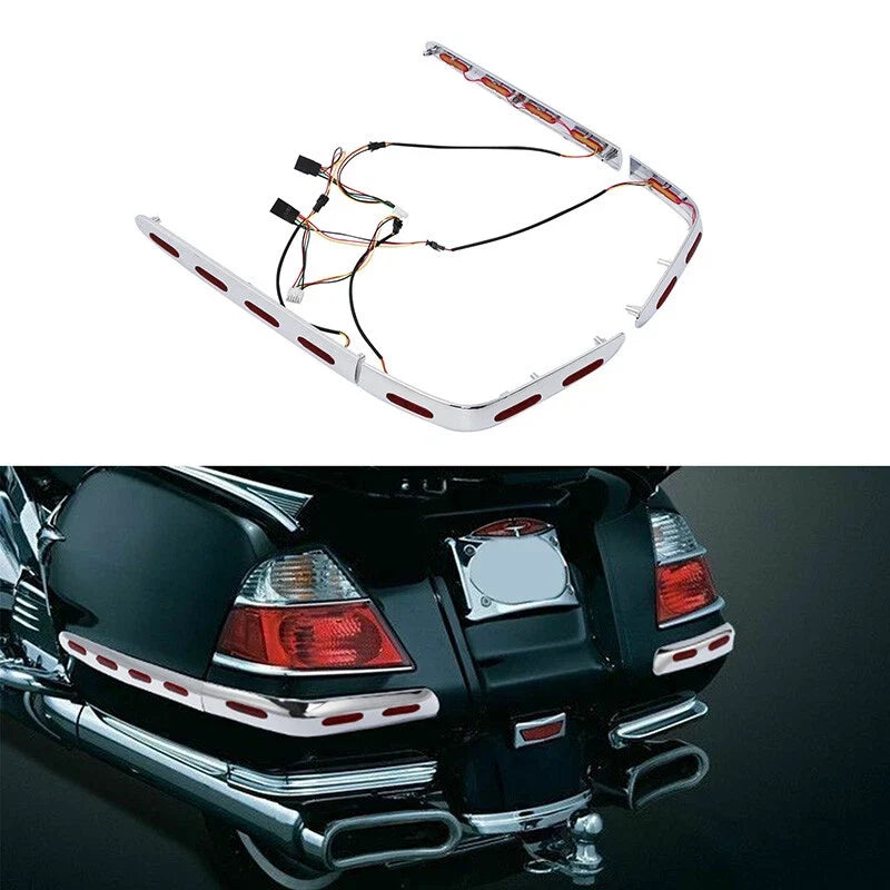 Decoration Trims with LED Lights for Honda Goldwing 1800 (2001–2011) Saddlebag