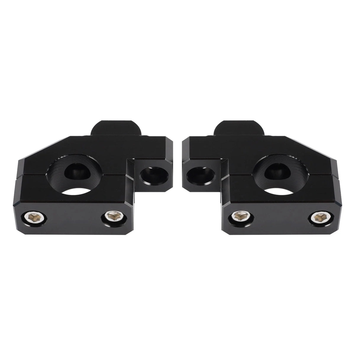 20mm Black Offset Handlebar Risers for KTM 390 790 890 1290 (2019–2024)