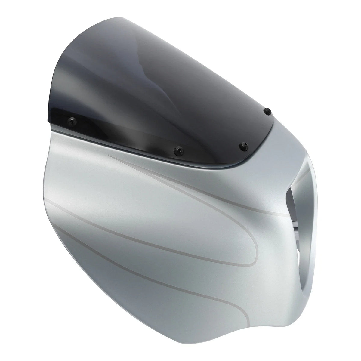 Windshield Fairing - Barracuda Silver Denim for Softail FXBB FXLR 2018-2023