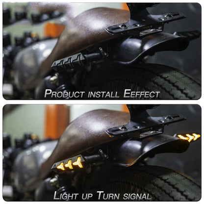 4Pcs LED Flowing Turn Signal Indicator Blinker for Motorcycle