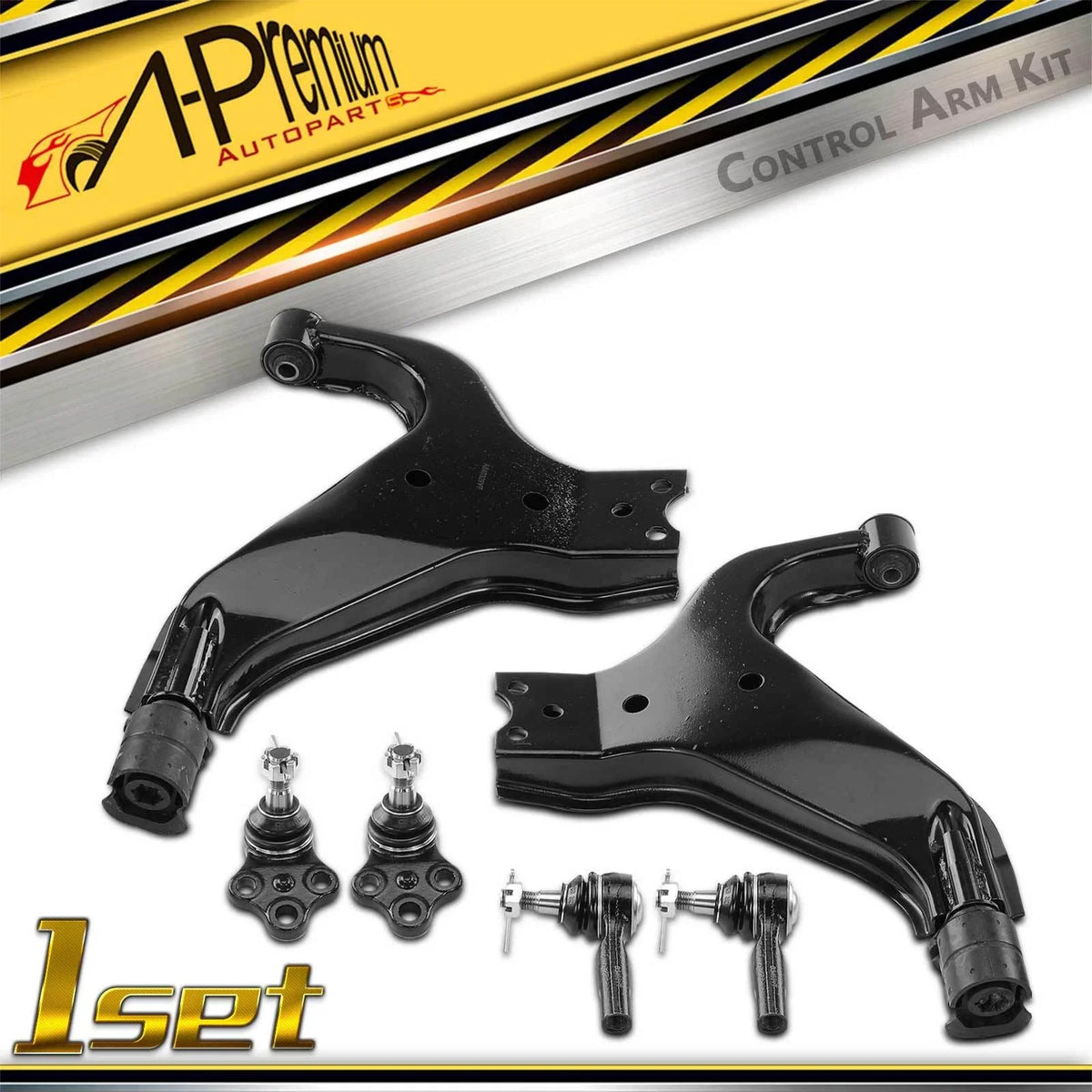 6X Front Control Arm Tie Rod with Ball Joint for Nissan Pathfinder (1996–2004)