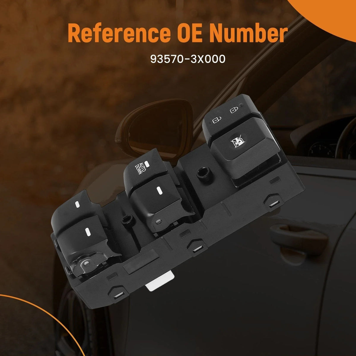 Master Power Window Switch 16Pins 93570-3X000 for Hyundai Elantra (2011-2015)