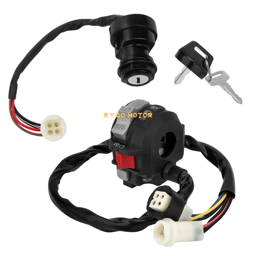 Start Stop & Ignition Key Switch for Yamaha Pro Hauler 1000 2016-2021