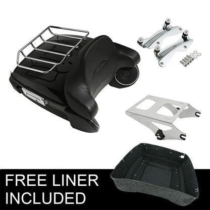 Trunk Pad Tail Light Rack Speakers for 2014–2026 Harley Street Glide