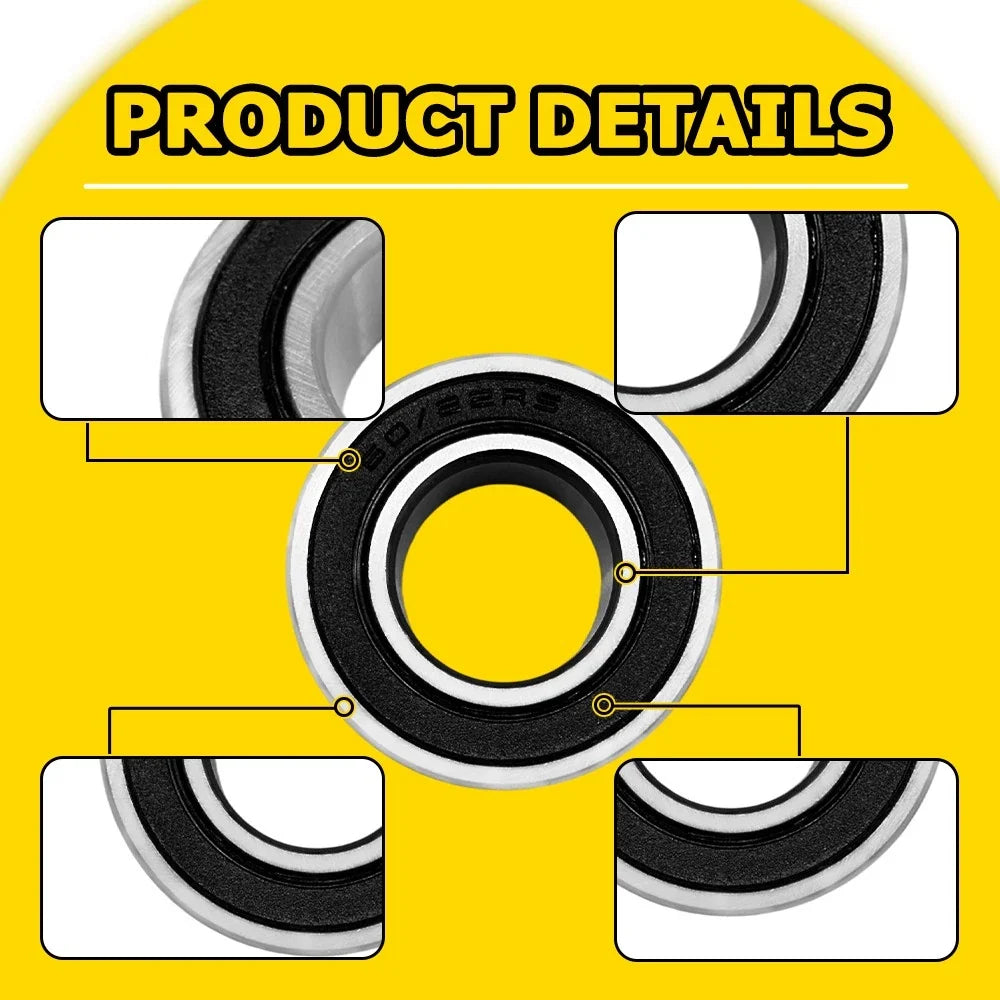 Front Wheel Bearing Seal Kit 25-1403 EPY for Kawasaki UTV Mule 520 2000-2001