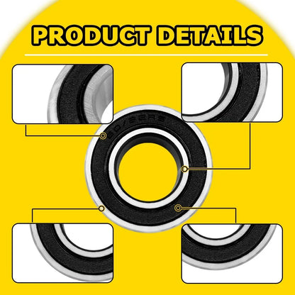 Front Wheel Bearing Seal Kit 25-1403 EPY for Kawasaki UTV Mule 520 2000-2001