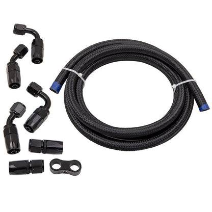 6AN Braided Fuel Line Clamp 3/8 Hose Separator 500PSI Universal