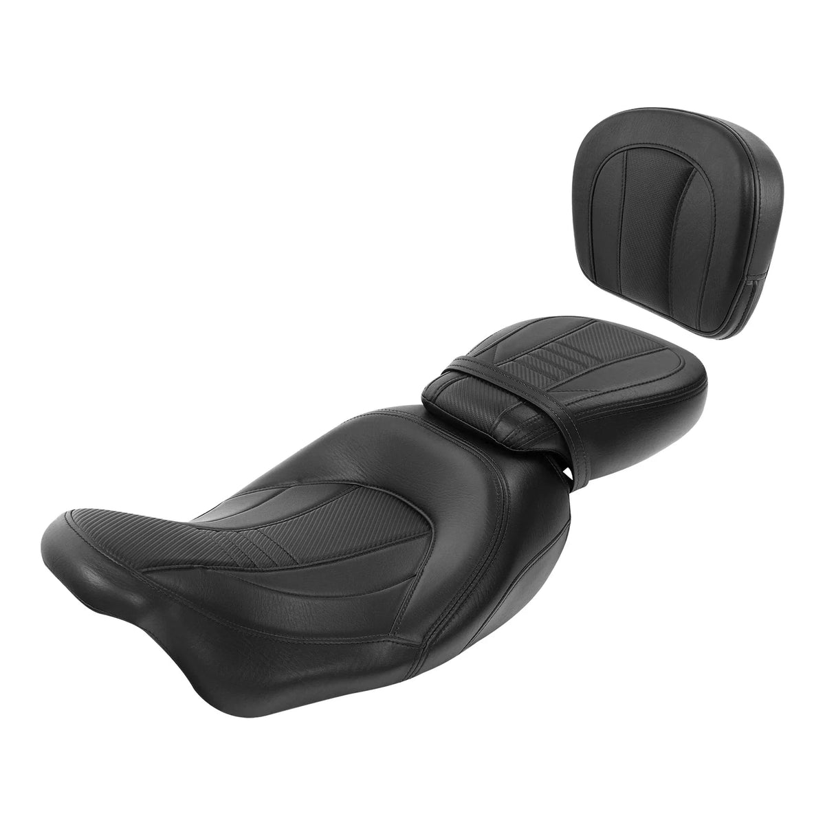 Driver Passenger Seat Pad for Touring Road King 2009-2023