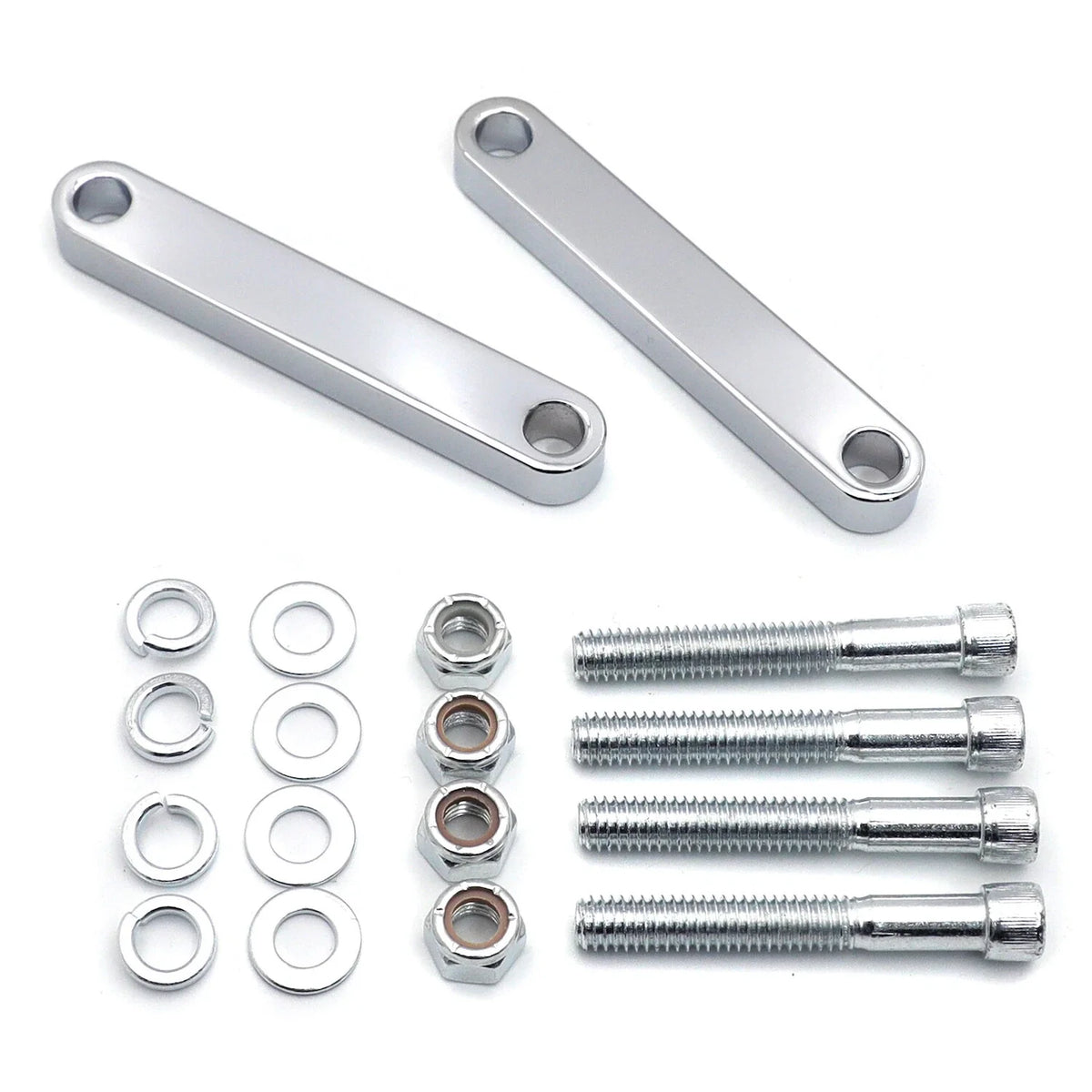 Front Fender Brackets (Chrome) for Harley Touring 2014-2019 - Set of 2
