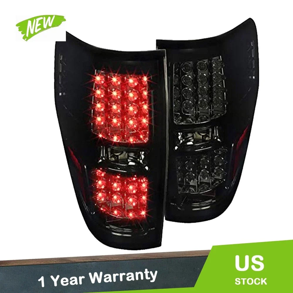 LED Smoke Tail Lights Assembly for Ford F150 (2009–2014) Right + Left Side