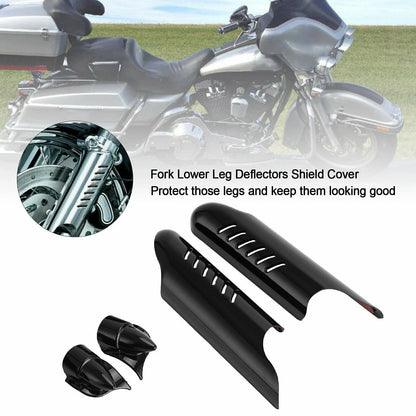 Fork Lower Leg Shield Cover for Harley Touring Electra Glide 2000-2013