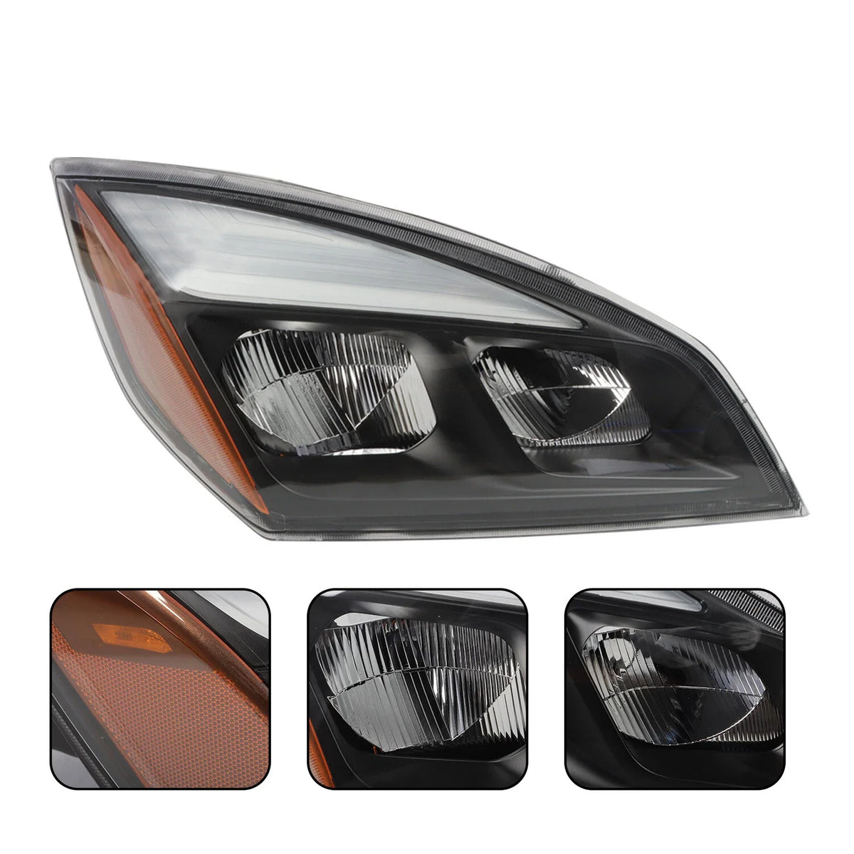 Right Headlight Assembly with LED for Freightliner Cascadia (2018–2022)
