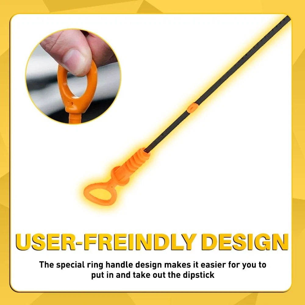 2-Piece Oil Dipstick Set for VW Beetle Jetta Golf Audi TT Quattro 1999-2006