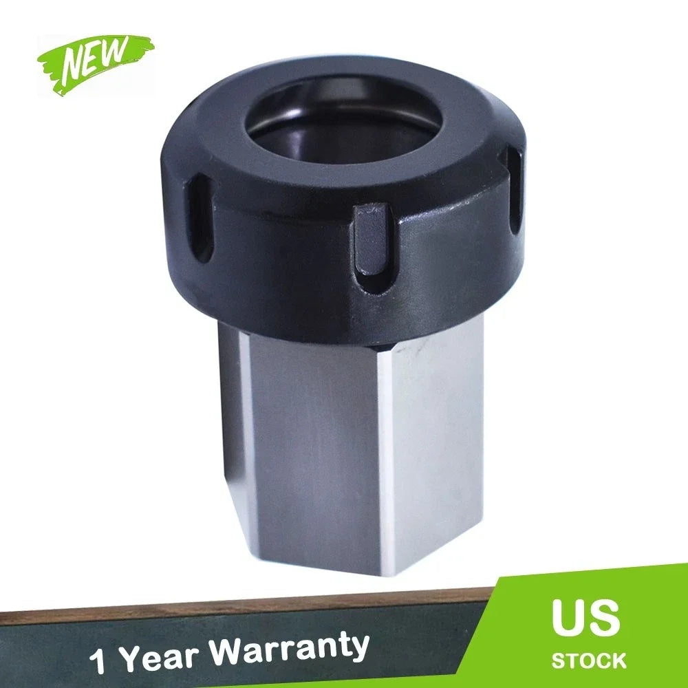 Hex Collet Block Chuck Holder for CNC Lathe Engraving Machine (ER-40)