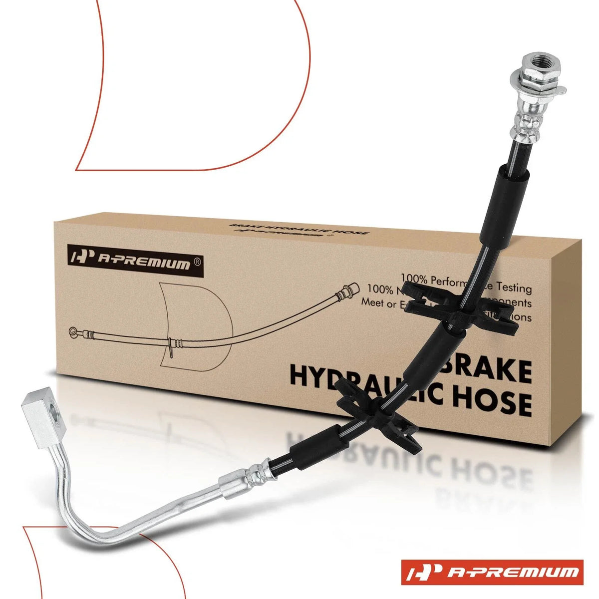 Front Left Brake Hydraulic Hose for Ford F-150 (2004–2004)