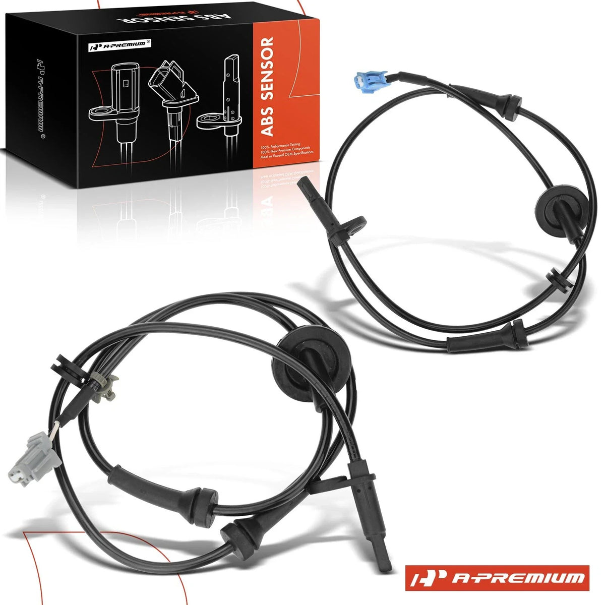 2X Front ABS Wheel Speed Sensor for Nissan Murano (2003–2008)