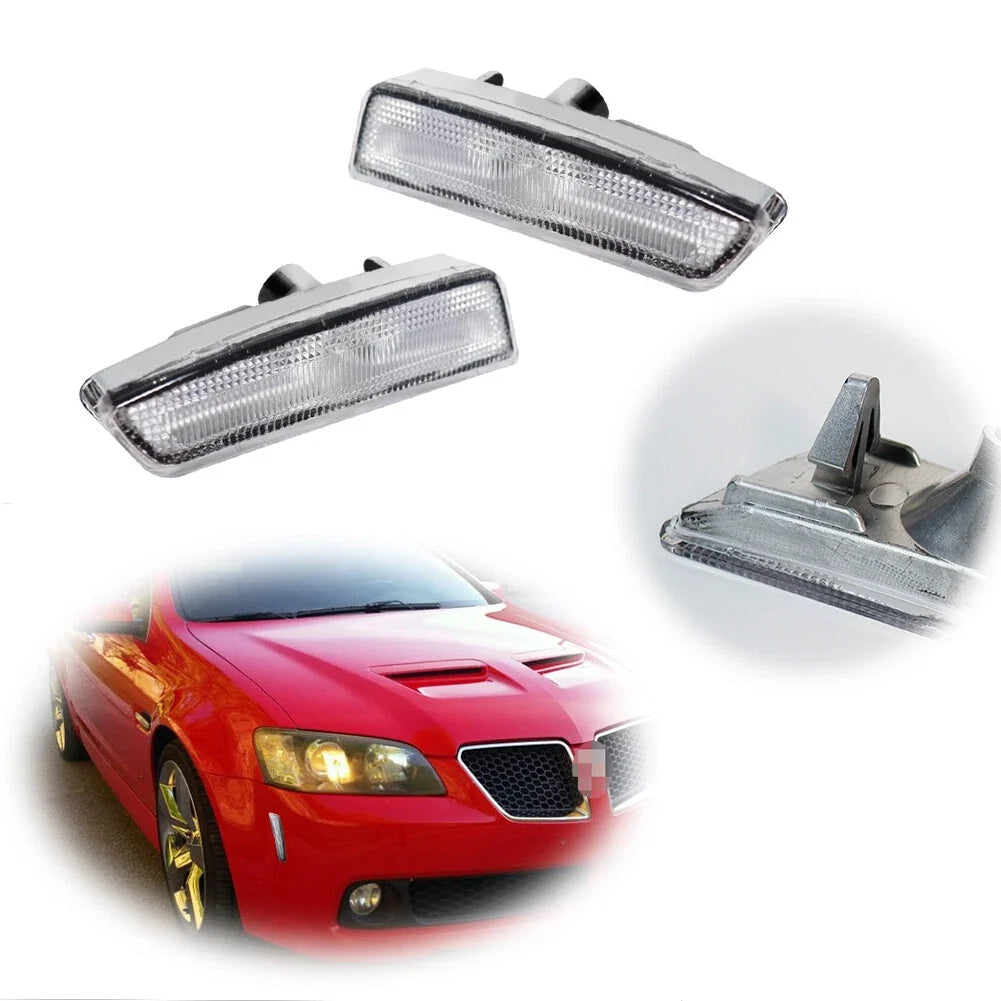 Clear Front Bumper Side Markers for Pontiac G8 GT GXP (2008–2009)