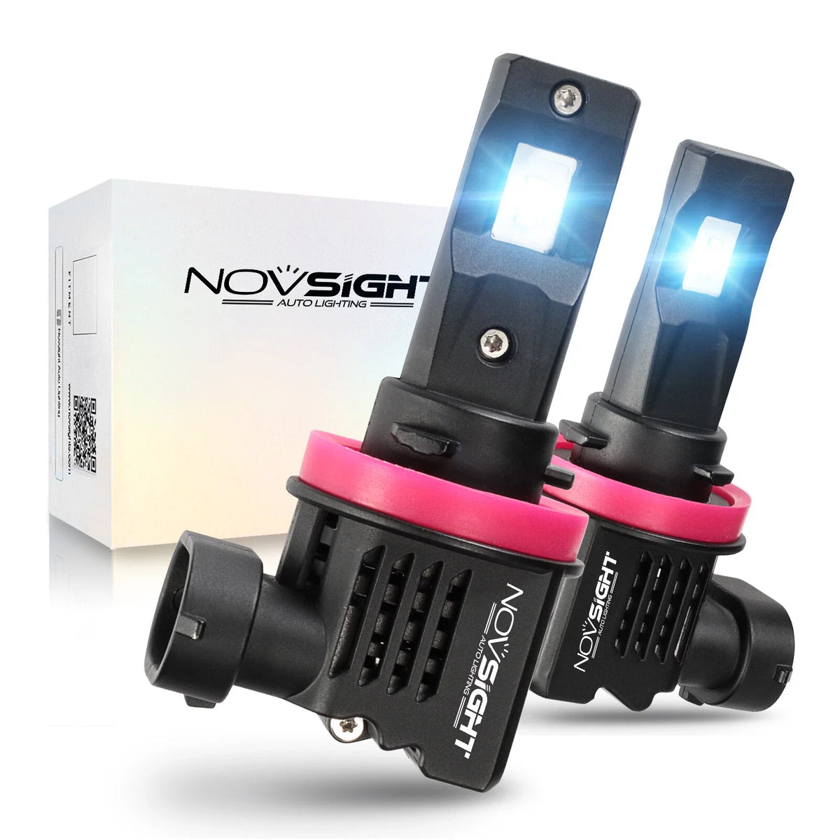 10000LM H11 LED Headlight Kit (2X) - 6000K for NOVSIGHT