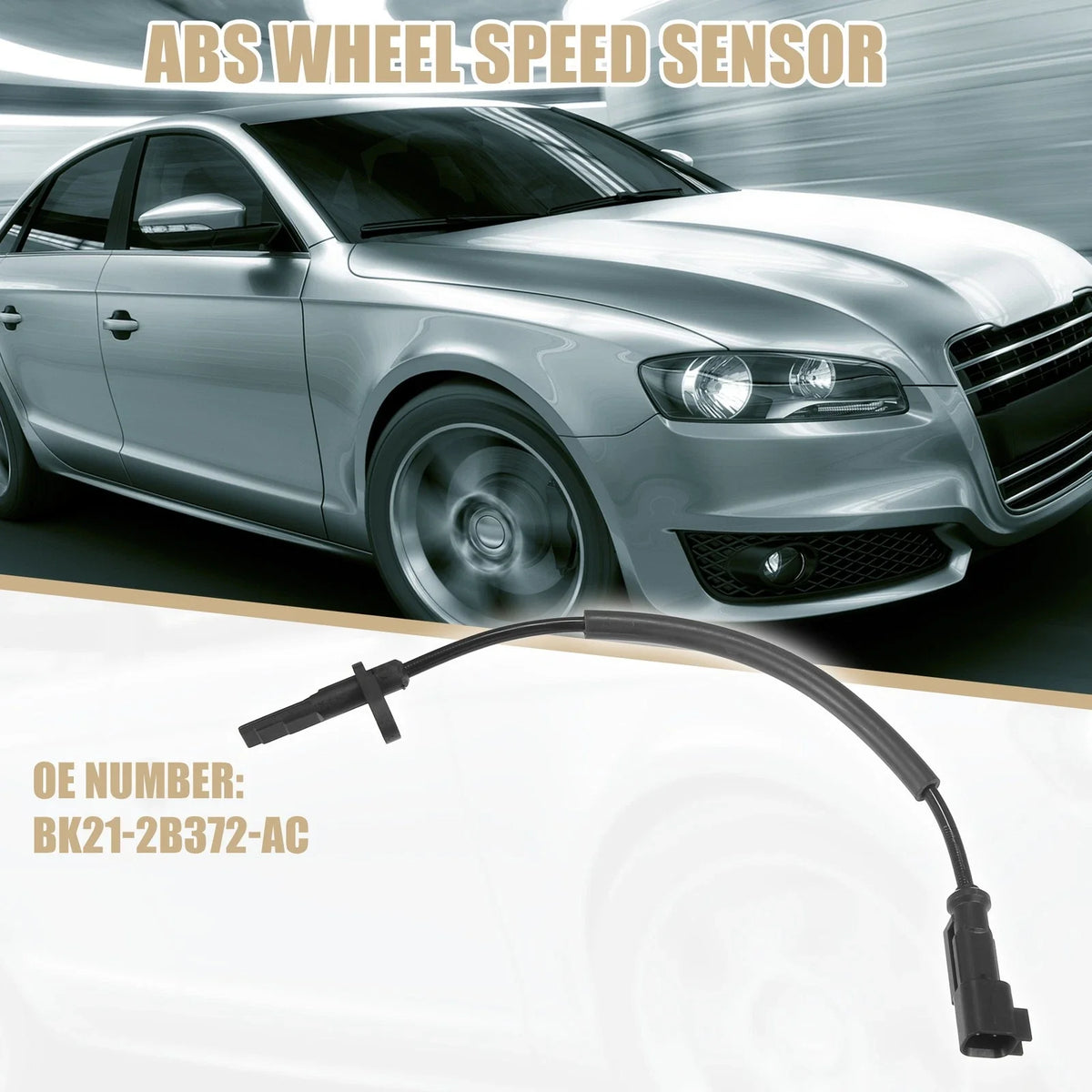 ABS Wheel Speed Sensor for Ford (BK21-2B372-AC) 