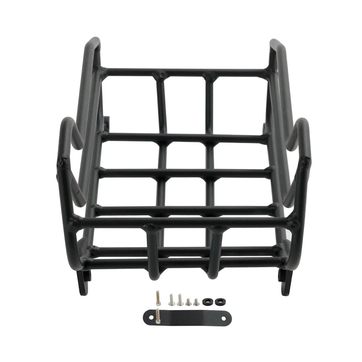 Black Center Rack Carrier Basket for Honda CC110 Cross Cub 110 (2023–2024)