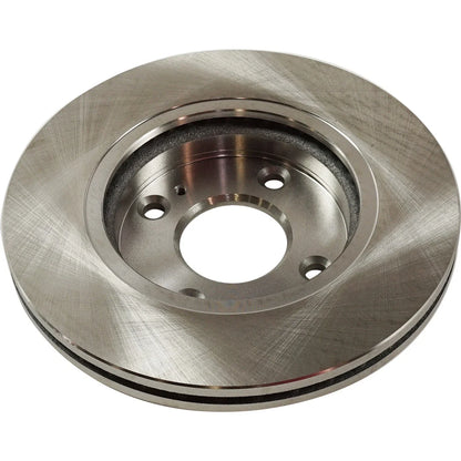 Disc Brake Rotor Solid Front for 2011–2019 Ford Fiesta