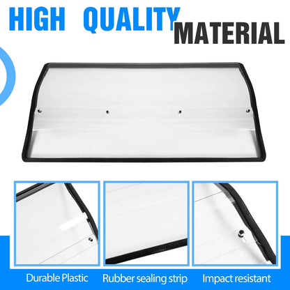 Rear Clear Windshield for Commander 700/1000R by Can-Am 2021-2025