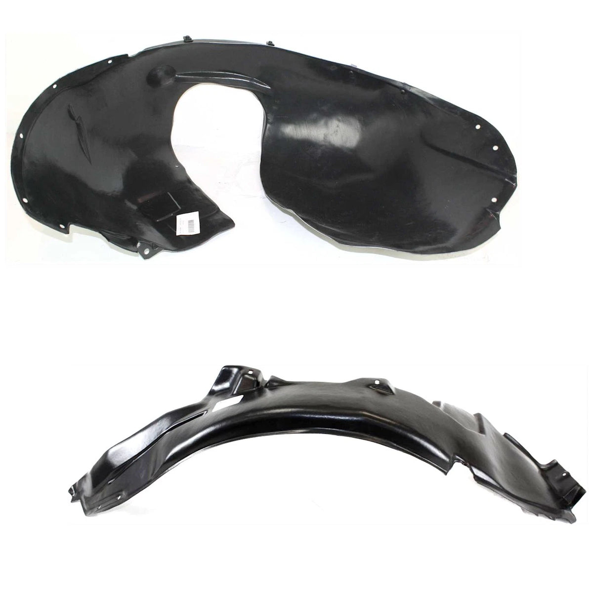 Set of 2 Fender Liners for Volvo S40 (2004) Front Left & Right Plastic