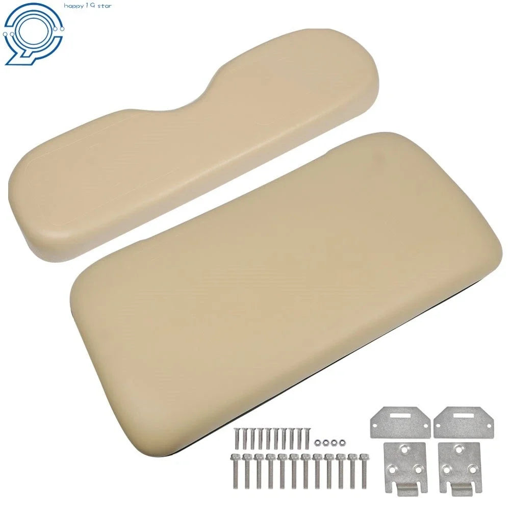 Front Cushion Seat for EZGO TXT Medalist Golf Cart (1993-2013) with Hardware