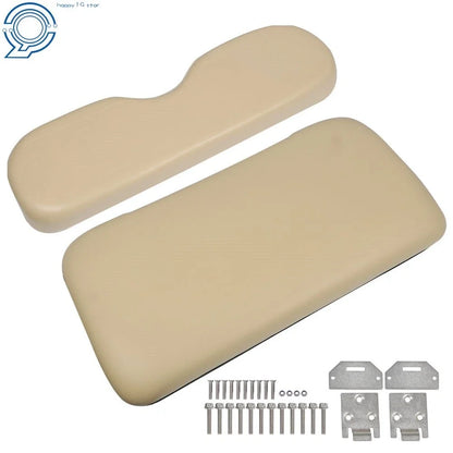 Front Cushion Seat for EZGO TXT Medalist Golf Cart (1993-2013) with Hardware