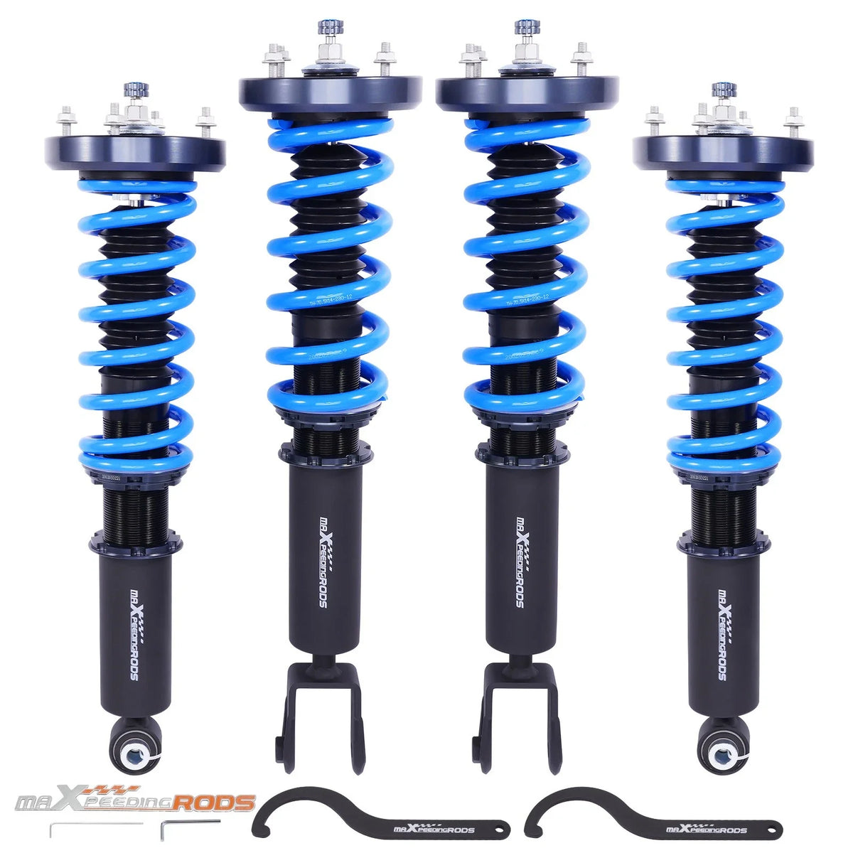 Air to Coil Spring Shock & Strut Conversion Kit for Jaguar XJ8 (2003–2009)