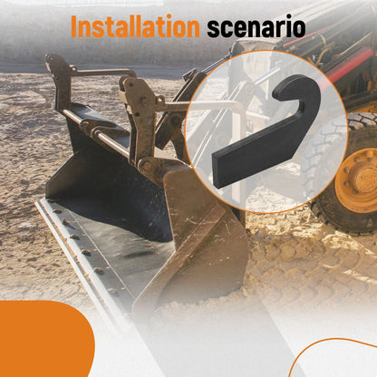 4-Piece Mounting Bracket Set for Pin Type Loader Pallet Forks