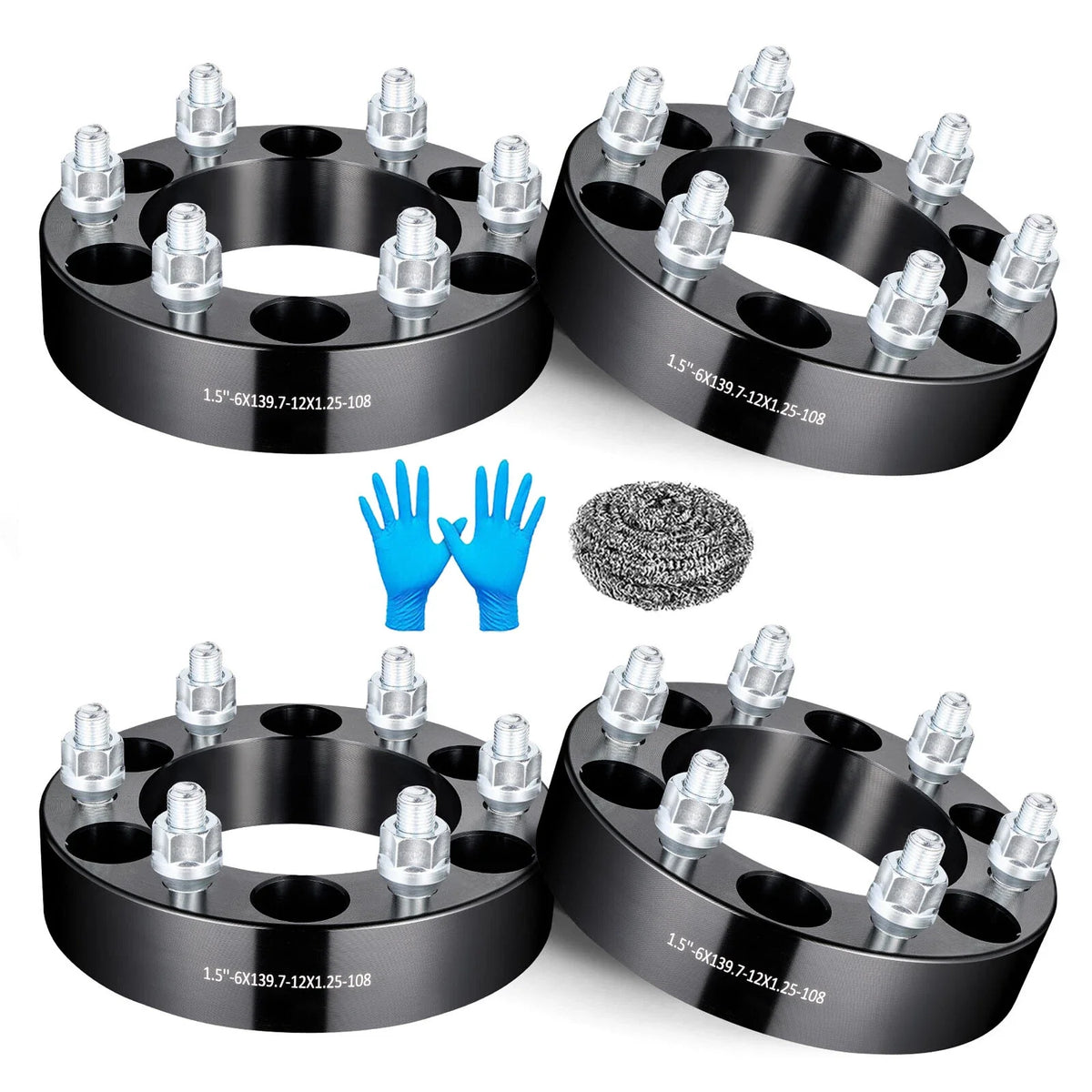 1"/1.5"/2" Wheel Spacers Set of 4 6x5.5 for Nissan Titan Frontier Pathfinder