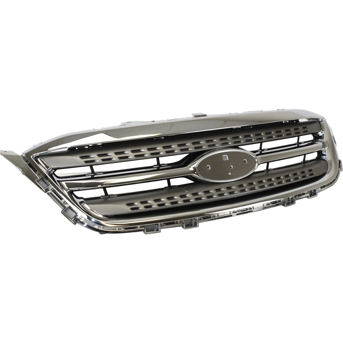 Grille Chrome Shell and Gray Insert for Ford Taurus (2010–2012)