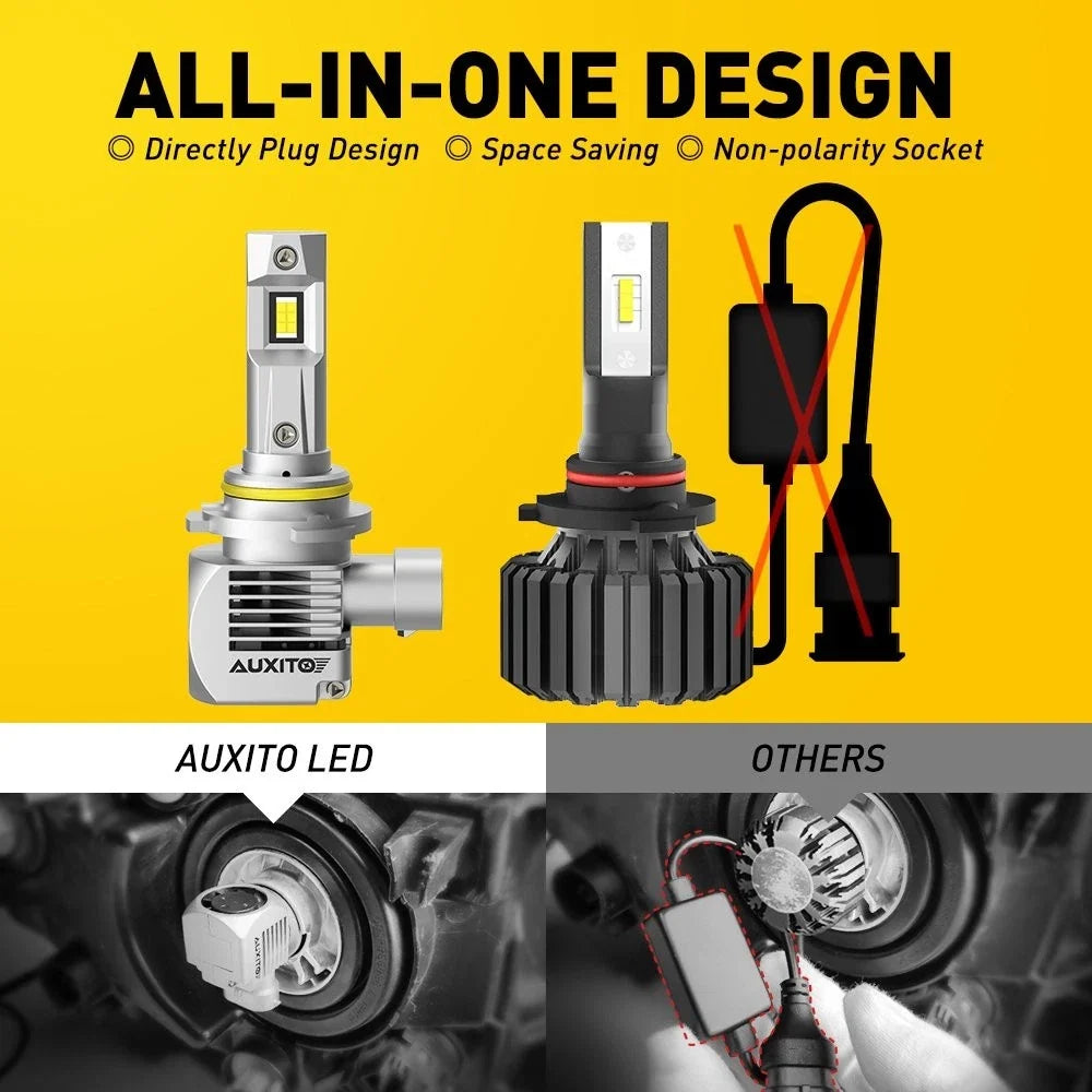 9005 LED Headlight Bulbs for AUXITO (High Beam)