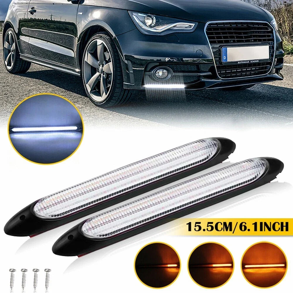 Set of 2 LED Sequential Turn Signal Lamps for Toyota Hilux N70 2005-2015