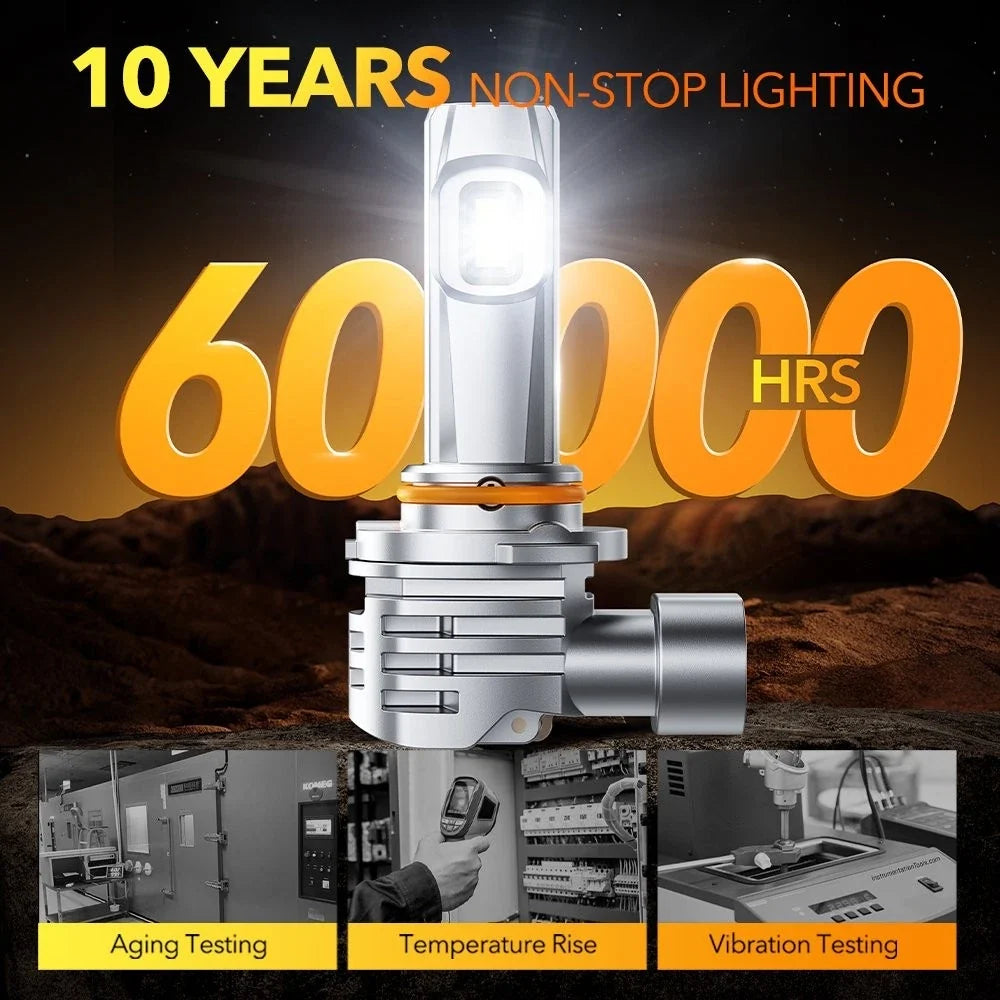 2X 9005 HB3 LED Headlight Bulbs for High Beam (Conversion Kit)