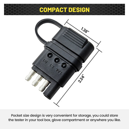 4-Way Trailer Light Wiring Tester for LED Indicators (Universal)