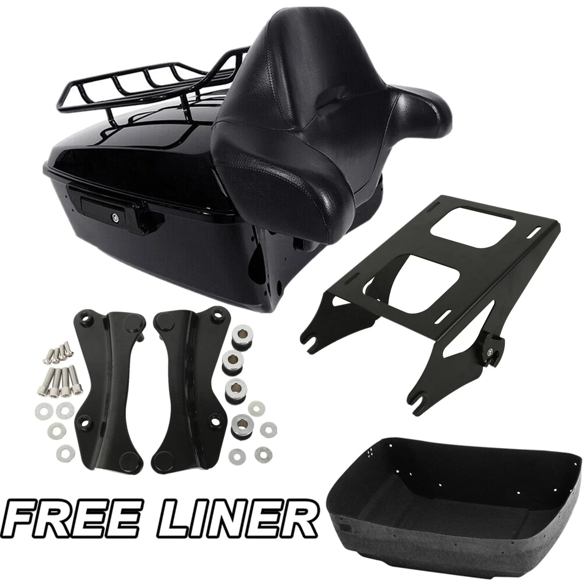 Trunk Pad Mount Rack Kit for Harley Touring Glide (2014–2026)