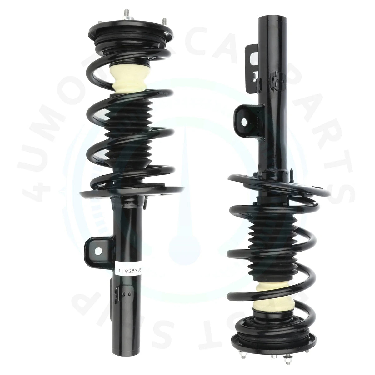 2X Front Loaded Complete Gas Shocks Spring Assembly for Ford Flex (2009–2011)