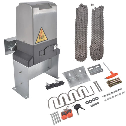 Sliding Gate Opener System for Electric Gates (1800lbs) + 2 Remotes
